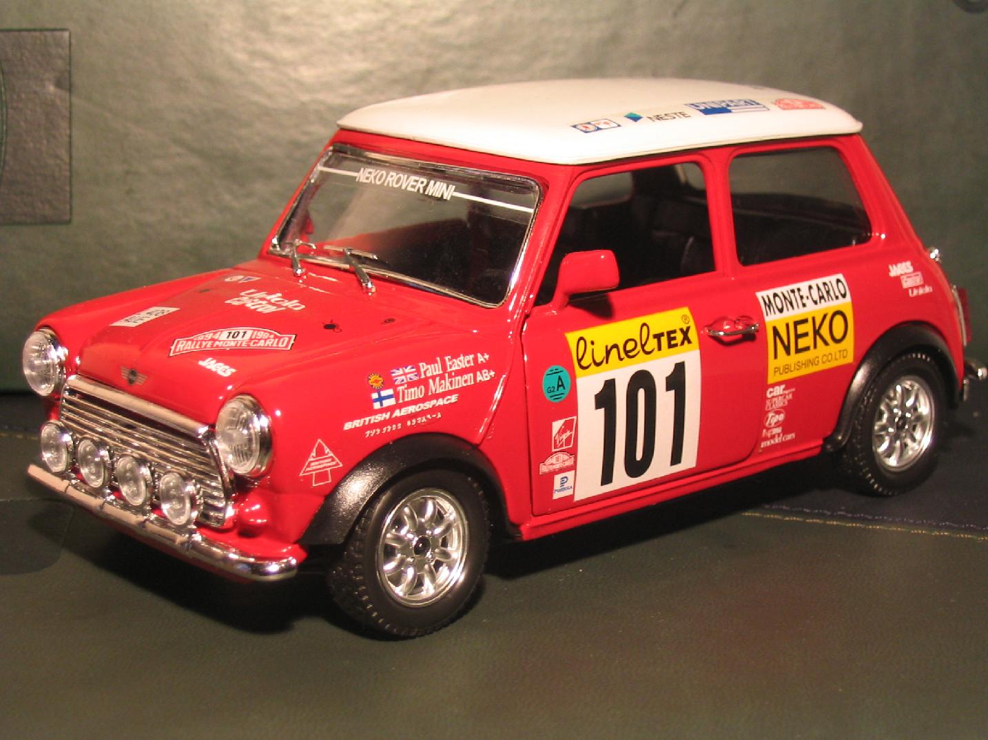 Mini Cooper Monte Carlo 1960 skala 1/24 by Burago