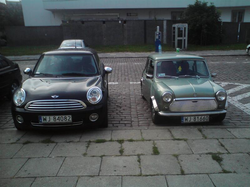 Mini vs MINI 31.07 8:40 Ratusz Arsenal Warszawa. Pozdrawiam